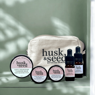 Dry Skin Mini Care Kit - Trial & Travel - Husk & Seed