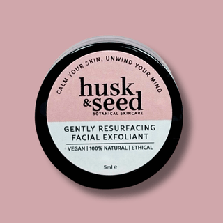 Gently Resurfacing Facial Exfoliant 5ml - Husk & Seed
