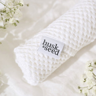 Handmade Linen Waffle Face Cloth Trio - Husk & Seed