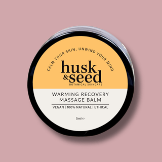 Warming Recovery Massage Balm 5ml - Husk & Seed