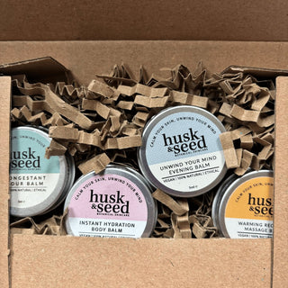 LIMITED EDITION: Wellbeing Sample Box (free with orders £50+) - Husk & Seed