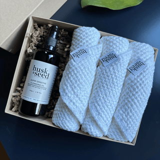 Super Sensitive Cleansing Oil & Cloth Box Set