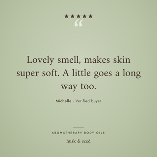 Customer review of Aromatherapy Body Oils