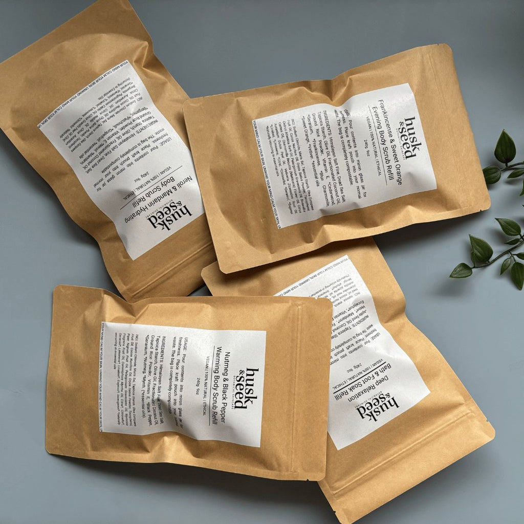 Body Scrub Collection | Spa Like Experience In Your Shower โ Husk & Seed
