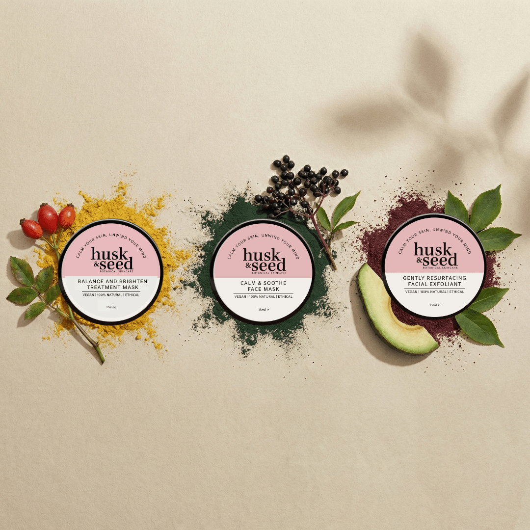 Botanical Mask Mini Toolkit (Save £13) - Husk & Seed
