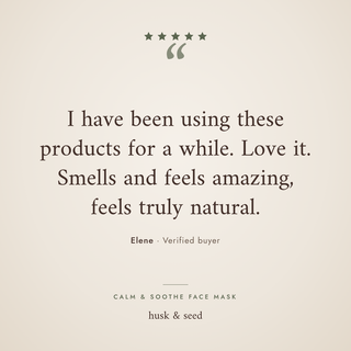 Customer review of Calm & Soothe Face Mask