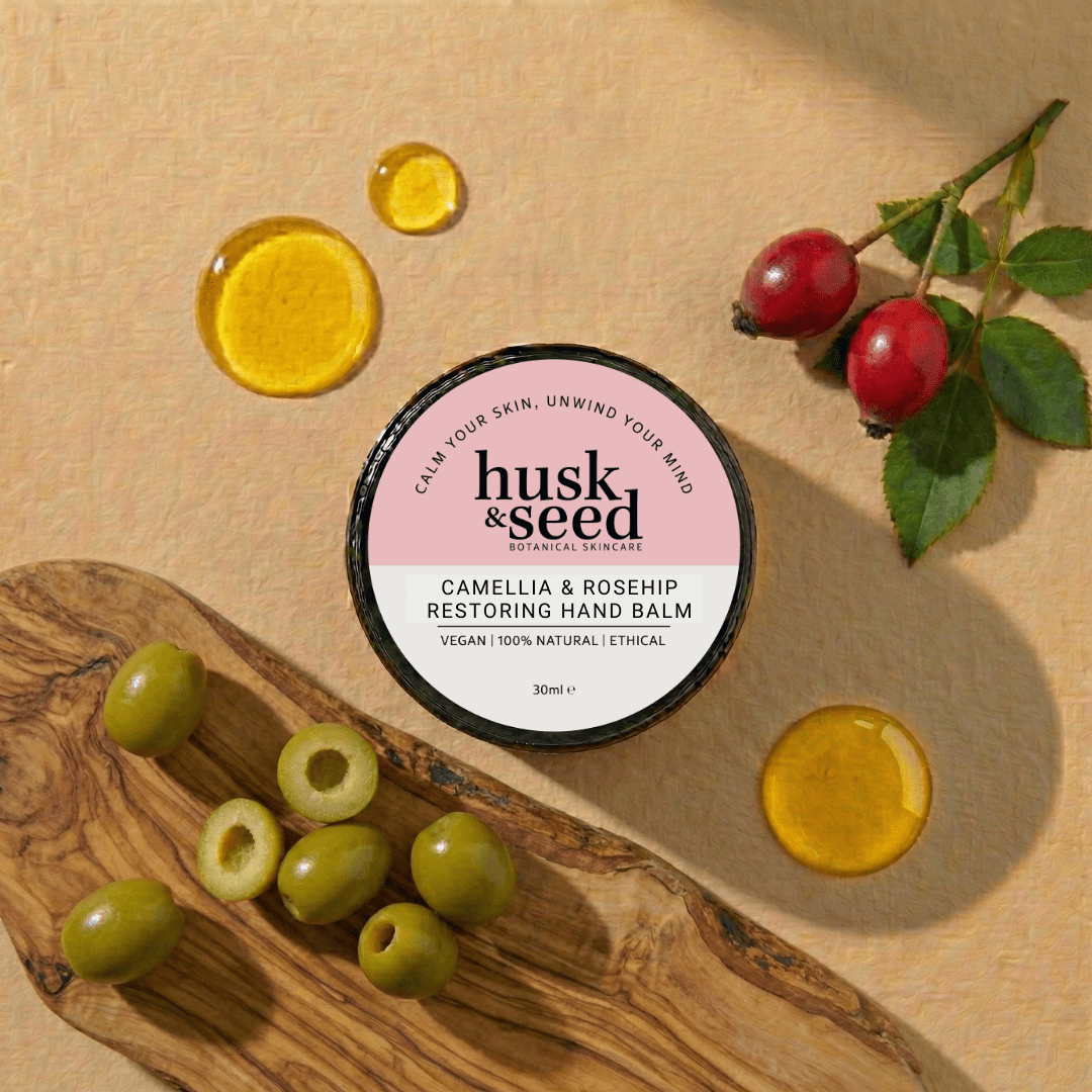 Camellia & Rosehip Restoring Hand Balm - Husk & Seed