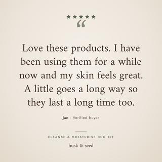 Customer review of Cleanse & Moisturise Duo Kit