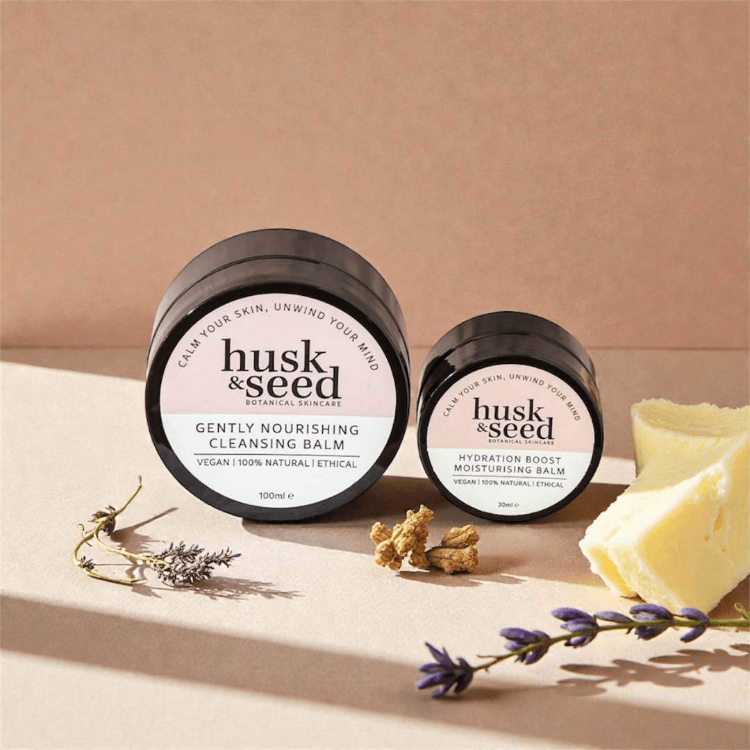 Cleanse & Moisturise Duo Kit (Save 5%) - Husk & Seed