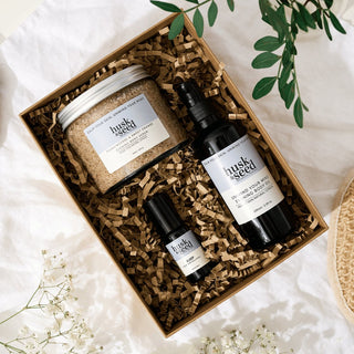 COMING SOON: Sleep & Shower Sanctuary Gift Set - Husk & Seed