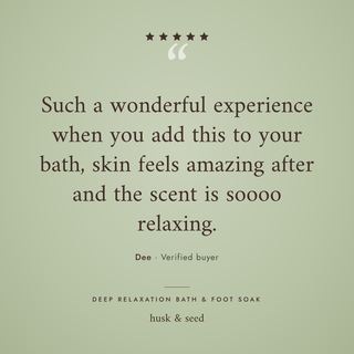 Customer review of Deep Relaxation Bath & Foot Soak