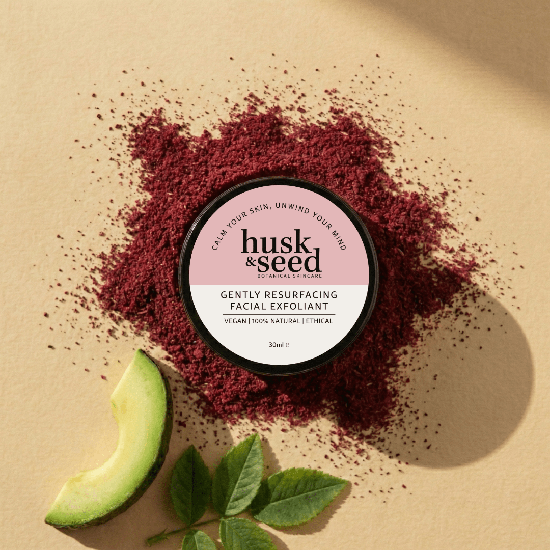 Gently Resurfacing Facial Exfoliant botanical waterless freshly hand-crafted weekly made in UK calm your skin unwind your mind