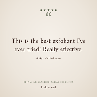 Customer review of Gently Resurfacing Facial Exfoliant