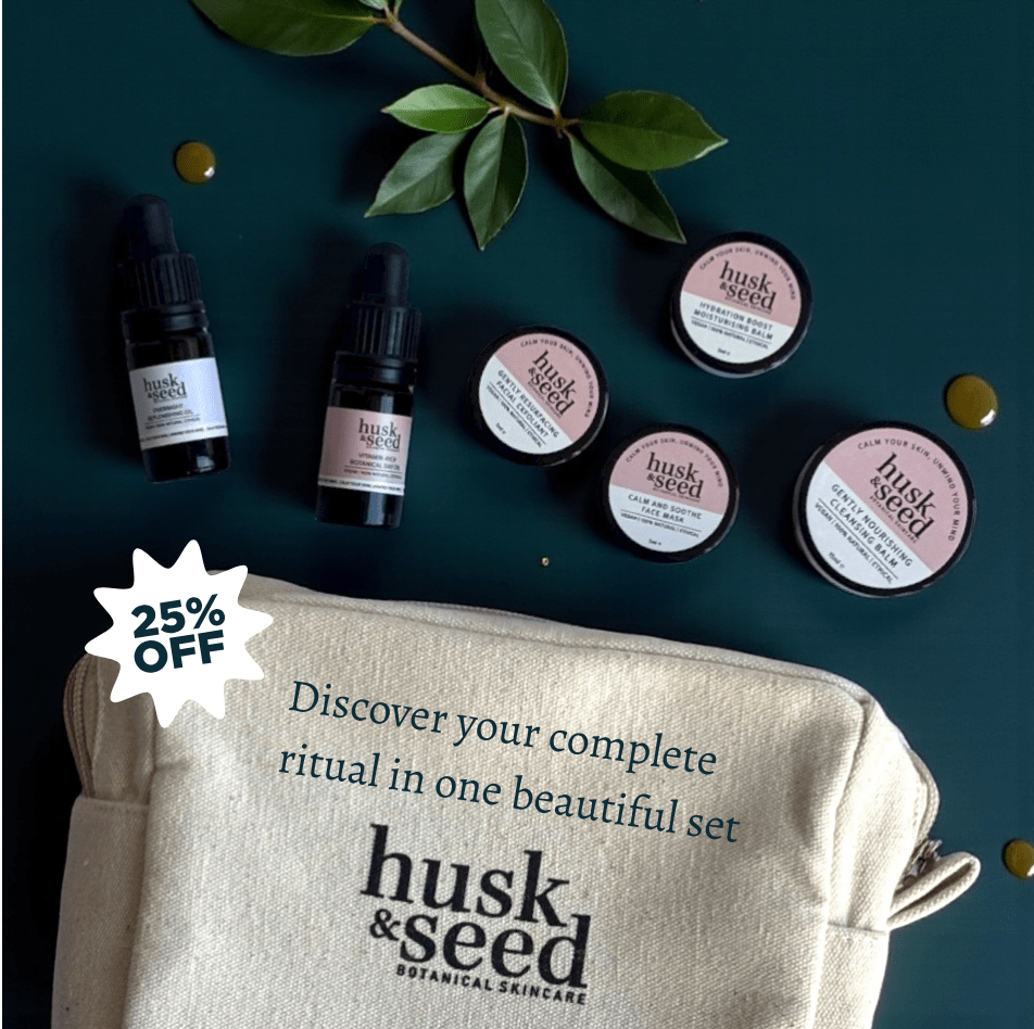 Husk & Seed Skincare Discovery Set 25% off + Free UK Shipping - Husk & Seed