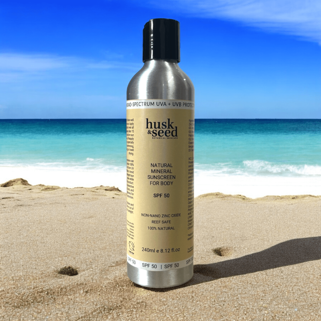 Natural Mineral Body Sunscreen SPF 50 - Husk & Seed