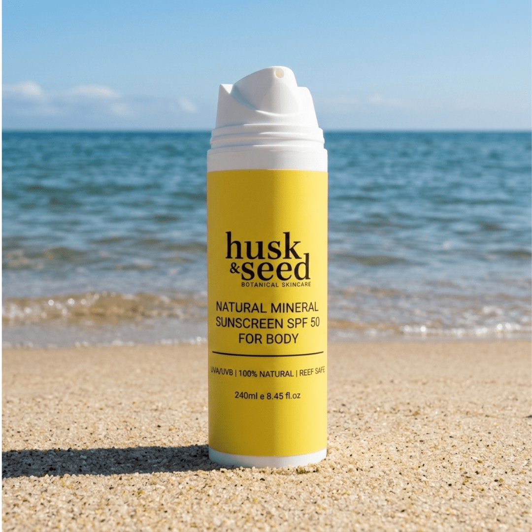 Natural Mineral Body Sunscreen SPF 50 - Husk & Seed
