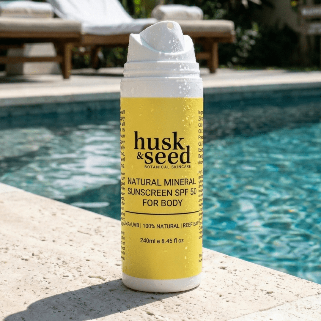 Natural Mineral Body Sunscreen SPF 50 - Husk & Seed