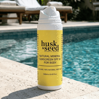 Natural Mineral Body Sunscreen SPF 50 - Husk & Seed