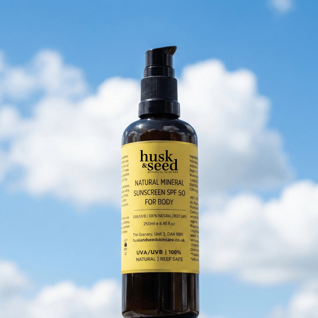 Natural Mineral Body Sunscreen SPF 50 - Husk & Seed