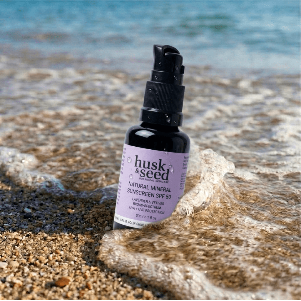 Natural Mineral Sunscreen SPF 50 (Lavender) - Husk & Seed