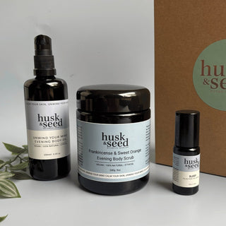 Sleep & Shower Sanctuary Gift Set - Husk & Seed