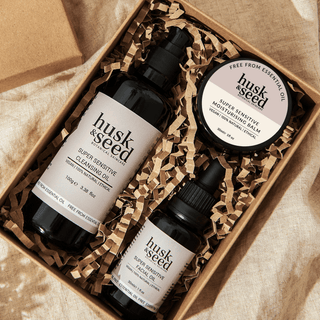 Super Sensitive Bundle: Gentle, Natural Care for Delicate Skin - Husk & Seed