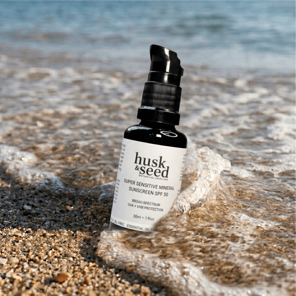 Super Sensitive Mineral Sunscreen SPF 50 (Essential Oil Free) - Husk & Seed