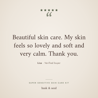Customer review of Super Sensitive Skin Care Kit