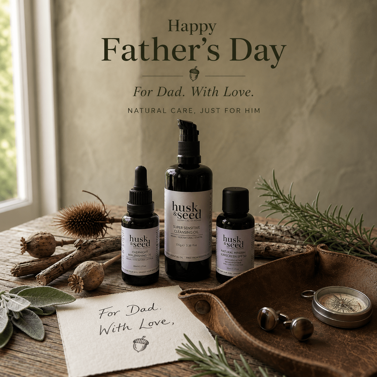 The Father's Day Skincare Collection - Husk & Seed
