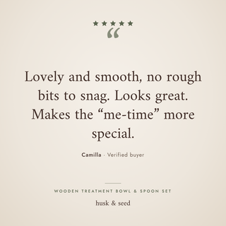 Customer review of Wooden Treatment Bowl & Spoon Set