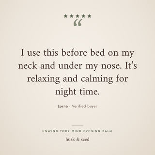 Customer review of Unwind Your Mind Evening Balm