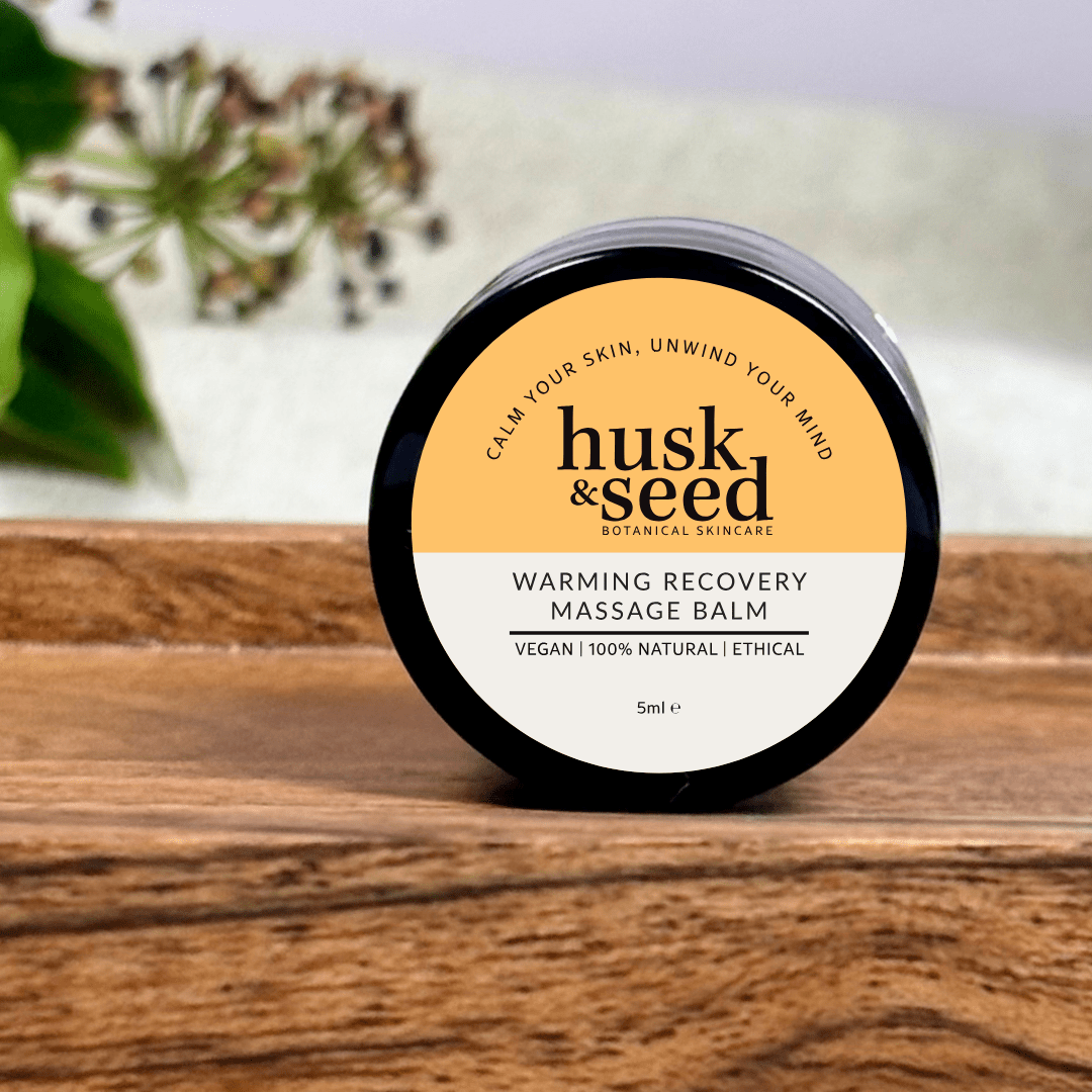 Warming Recovery Massage Balm 5ml - Husk & Seed