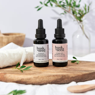 Day & Night Facial Oil Duo (Save £10) - Husk & Seed