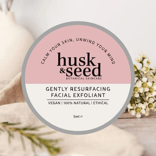 Gently Resurfacing Facial Exfoliant Sample - Husk & Seed