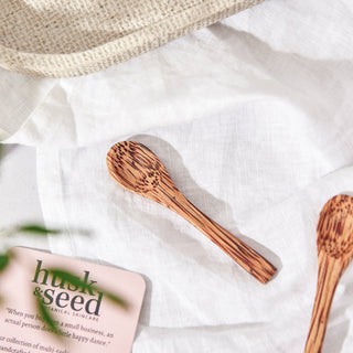 Mini Coconut Spoon Set of 2 - Husk & Seed