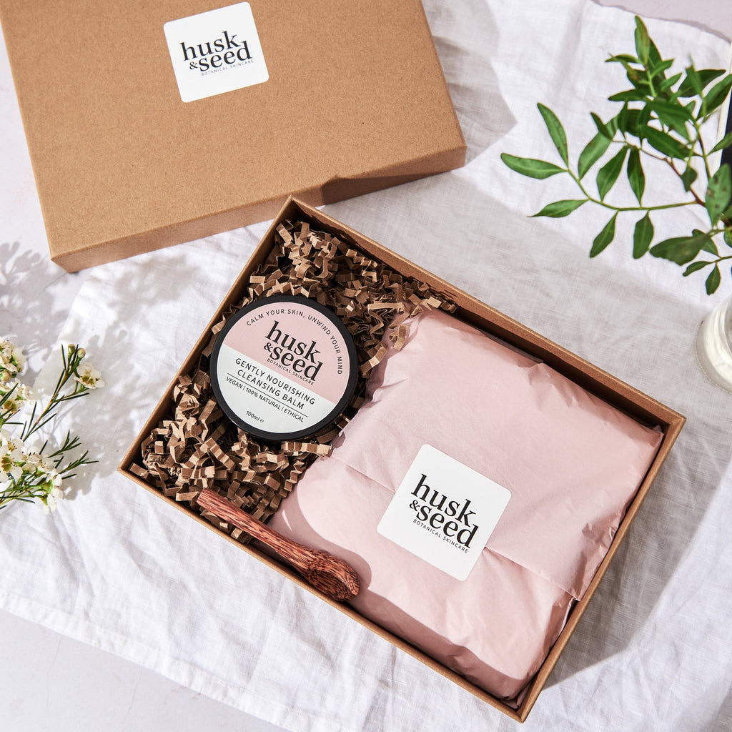 The Cleansing Balm & Cloth Bundle - Husk & Seed